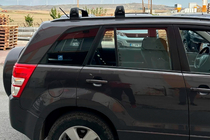 Suzuki Grand Vitara 2005–2017 Jumta bagāžnieka šķērstieņi oriģinālajām stiprinājuma vietām Ecem V3 (2 gab.) Melns, 110 cm foto 1