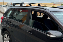 Suzuki Grand Vitara 2005–2017 Jumta bagāžnieka šķērstieņi oriģinālajām stiprinājuma vietām Ecem V3 (2 gab.) Melns, 110 cm foto 3