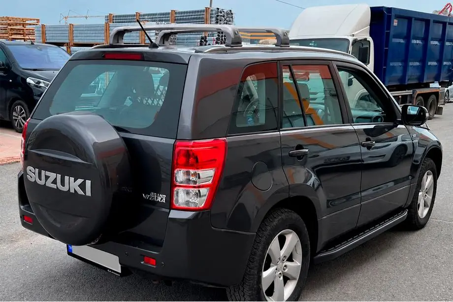Suzuki Grand Vitara 2005–2017 Jumta bagāžnieka šķērstieņi oriģinālajām stiprinājuma vietām Ecem V3 (2 gab.) Foto 7