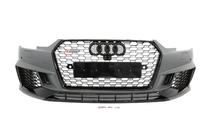 Audi A4 B9 2015–2024 Priekšējais bamperis RS-Style (radara sensoriem, 2015-2019) foto 1