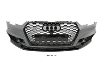 Audi A4 B9 2015–2024 Priekšējais bamperis RS-Style (radara sensoriem, 2015-2019) foto 2