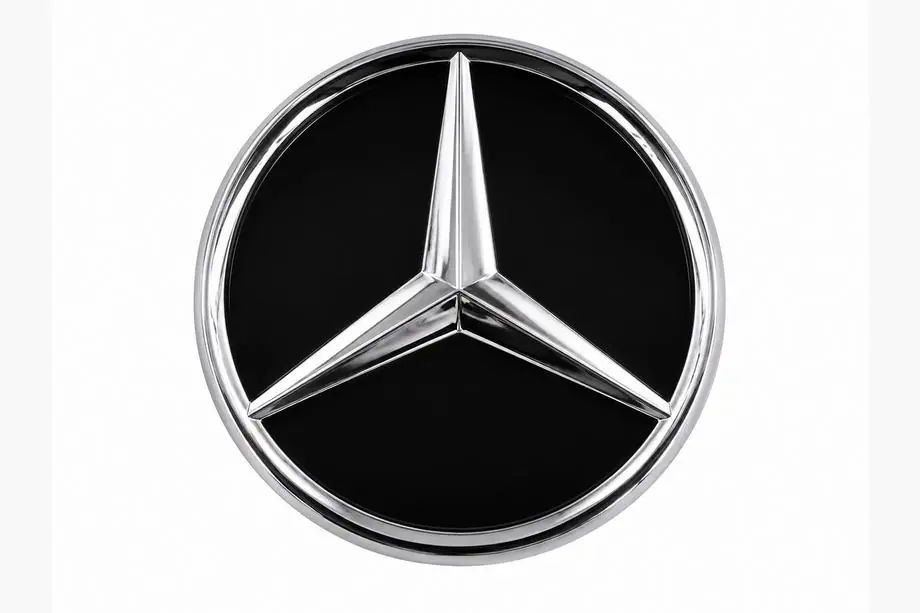 Mercedes G-Class W463 2018–2024 Priekšējā emblēma zem stikla (facelift) Foto 1