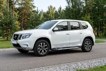 Nissan Terrano 2014– Sānu sliekšņi Sunrise (2 gab., alumīnijs) foto 1