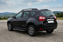 Nissan Terrano 2014– Sānu pakāpieni Bosphorus Grey (2 gab., alumīnijs) foto 1