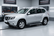 Nissan Terrano 2014– Sānu sliekšņi Duru (2 gab., alumīnijs) foto 1