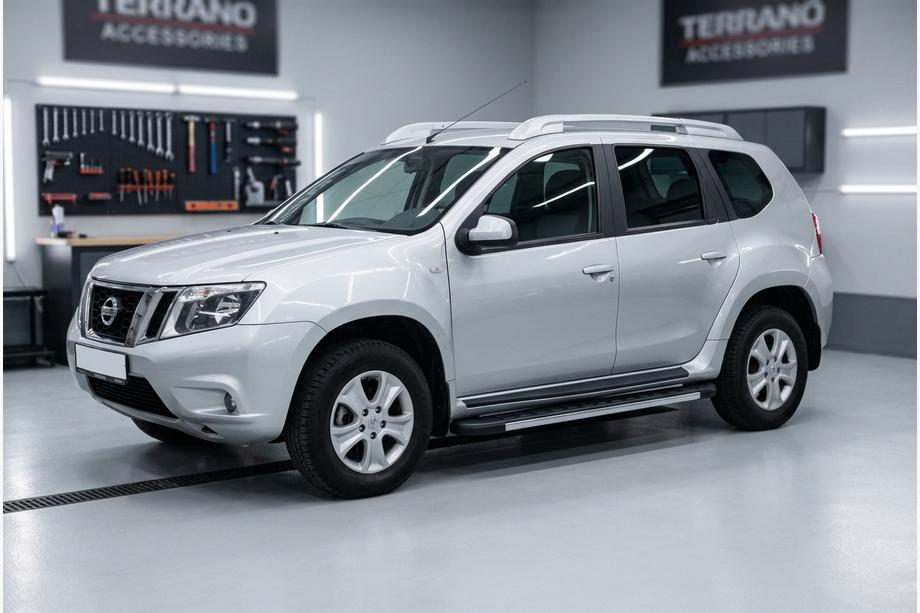 Nissan Terrano 2014– Sānu sliekšņi Duru (2 gab., alumīnijs) Image