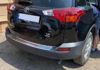 Toyota Rav 4 2013–2018 Bagāžnieka malas uzlika OmsaLine (nerūs. tērauds) (2013-2016) foto 1