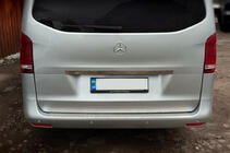 Mercedes Vito/V klase W447 2014– Plata līste virs numura zīmes (nerūsējošais tērauds) foto 4