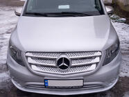 Mercedes Vito/V klase W447 2014– Priekšējās restes uzlikas 2014-2020 (5 gab., nerūsējošais tērauds) foto 1