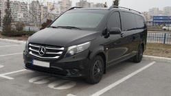 Mercedes Vito/V klase W447 2014– Priekšējās restes uzlikas 2014-2020 (5 gab., nerūsējošais tērauds) foto 4