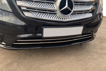 Mercedes Vito/V klase W447 2014– Bampera režģa uzlikas (2 gab., nerūsējošais tērauds) foto 7