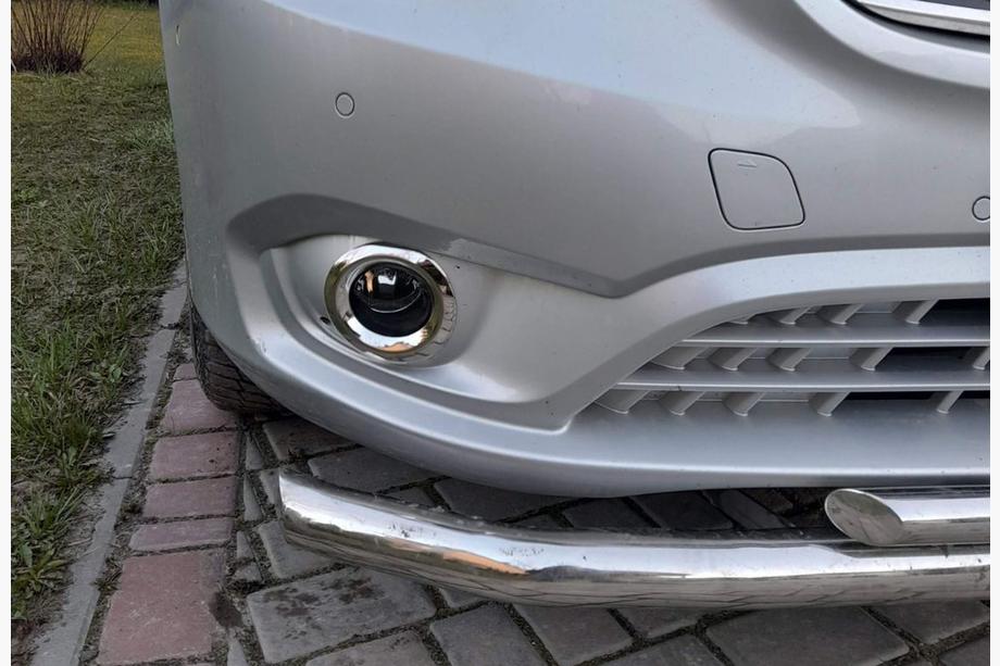 Mercedes Vito/V klase W447 2014– Miglas lukturu hromētas uzlikas (2 gab., nerūsējošais tērauds) Image