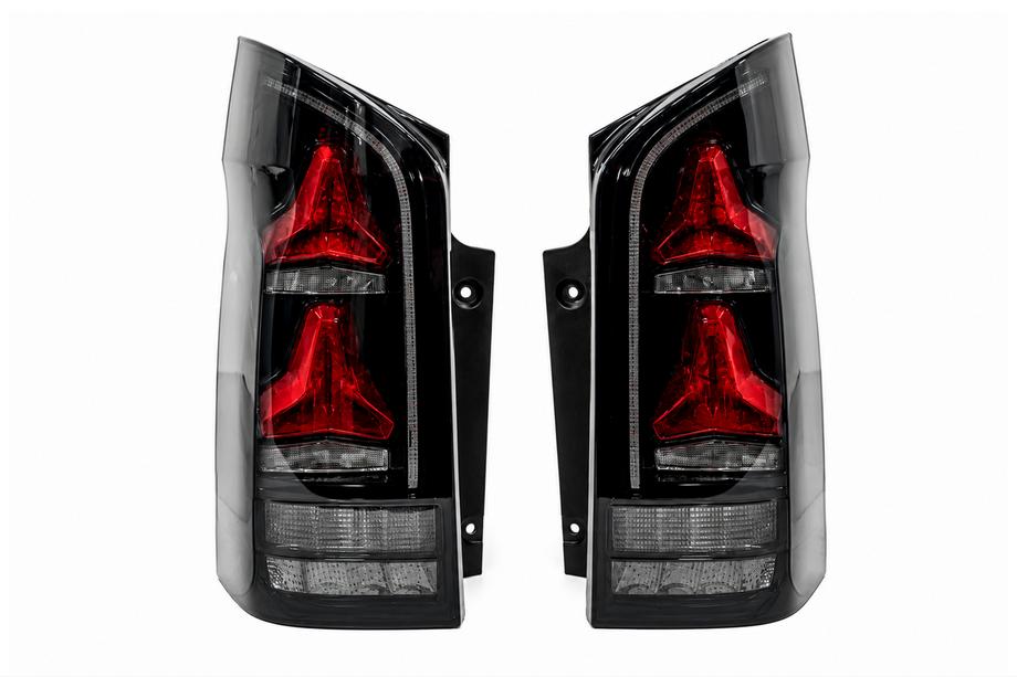 Mercedes Vito/V klase W447 2014– OEM 2026 Black aizmugurējie lukturi (Vito, 2 gab.) Foto 2