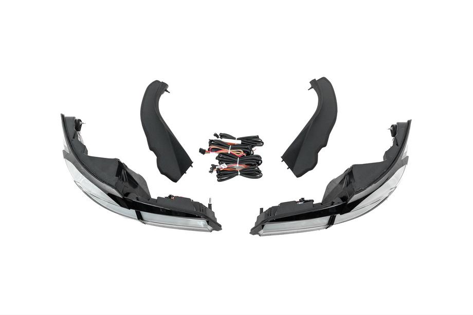 BMW 5. sērija F10/F11 2010–2016 Aizmugurējie lukturi (Black LCI dizains) Foto 4
