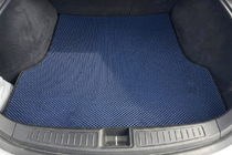 Tesla Model S 2012– Aizmugurējais bagāžnieka paklājiņš EVA (2012-2021, Zils) foto 1