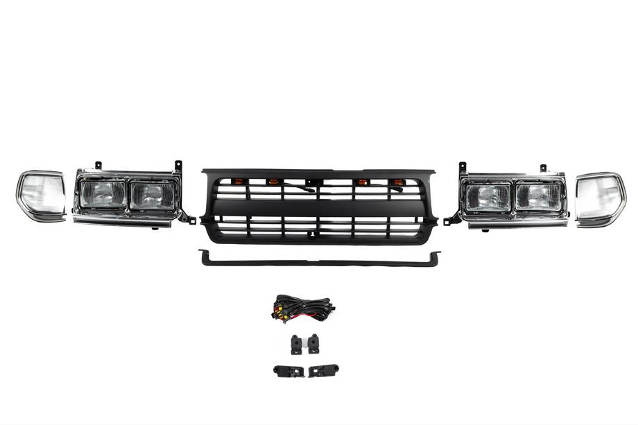 Toyota Land Cruiser 80 1990–1997 Priekšējo lukturu un režģa komplekts (OffRoad) Image