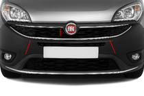 Fiat Doblo II 2010–2022 Uzlika ap apakšējo resti (2015↗, nerūsējošais tērauds) foto 1