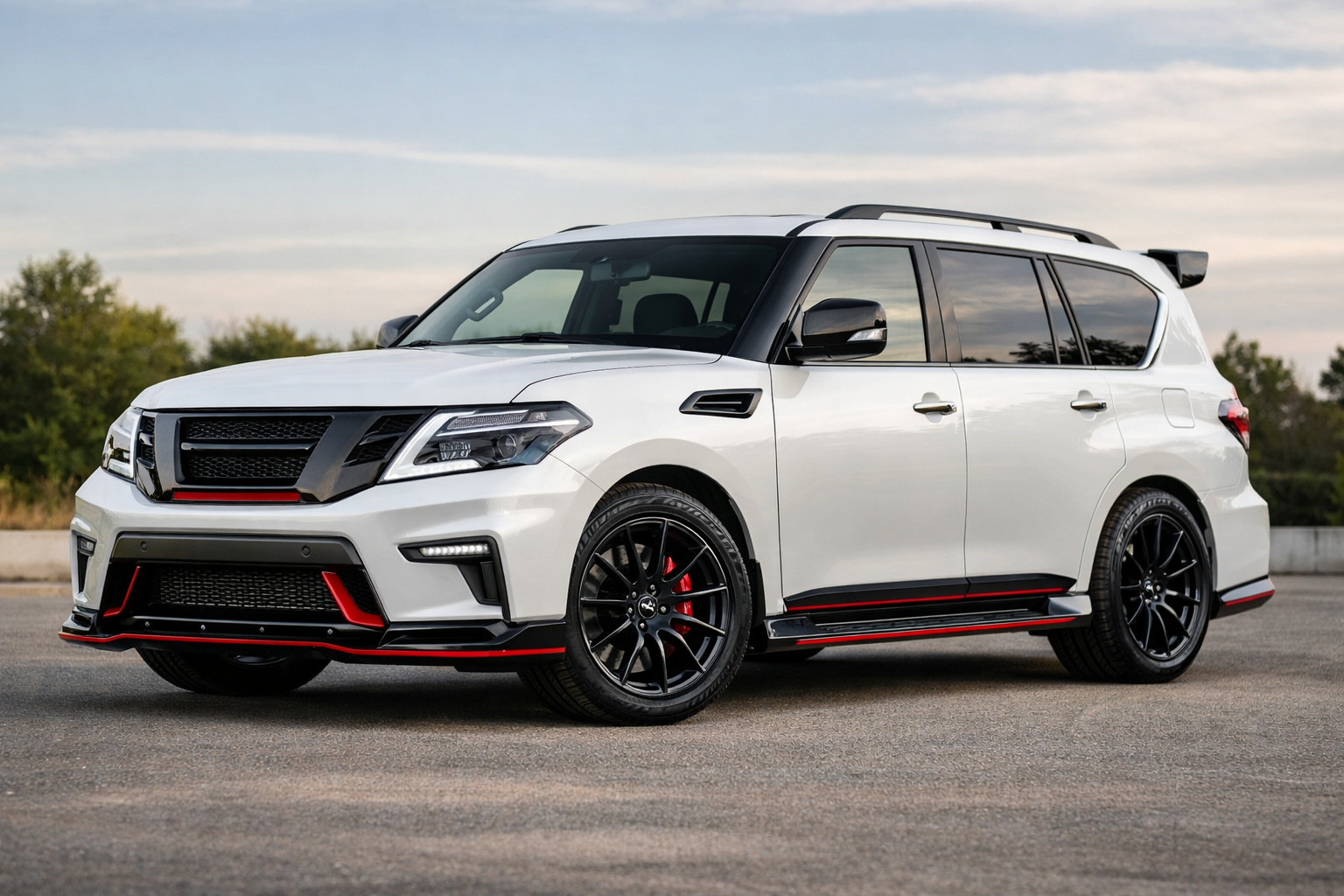 Ko likt uz Nissan Patrol Y62, ja gribas Nismo stilu bez cirka