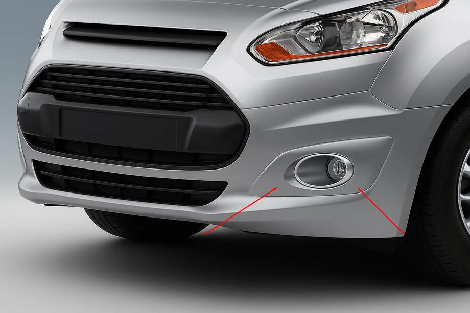 Ford Connect 2014–2021 Miglas lukturu hromētas uzlikas (2 gab., nerūsējošais tērauds) Image