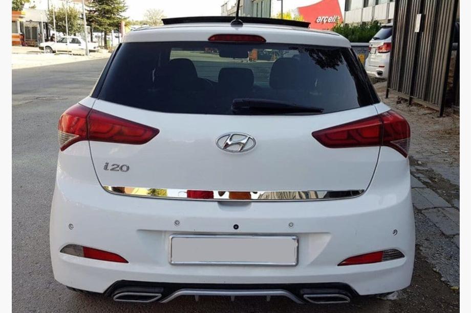 Hyundai I-20 2014–2020 Bagāžnieka vāka malas uzlika 2014-2018 (nerūsējošais tērauds) Image