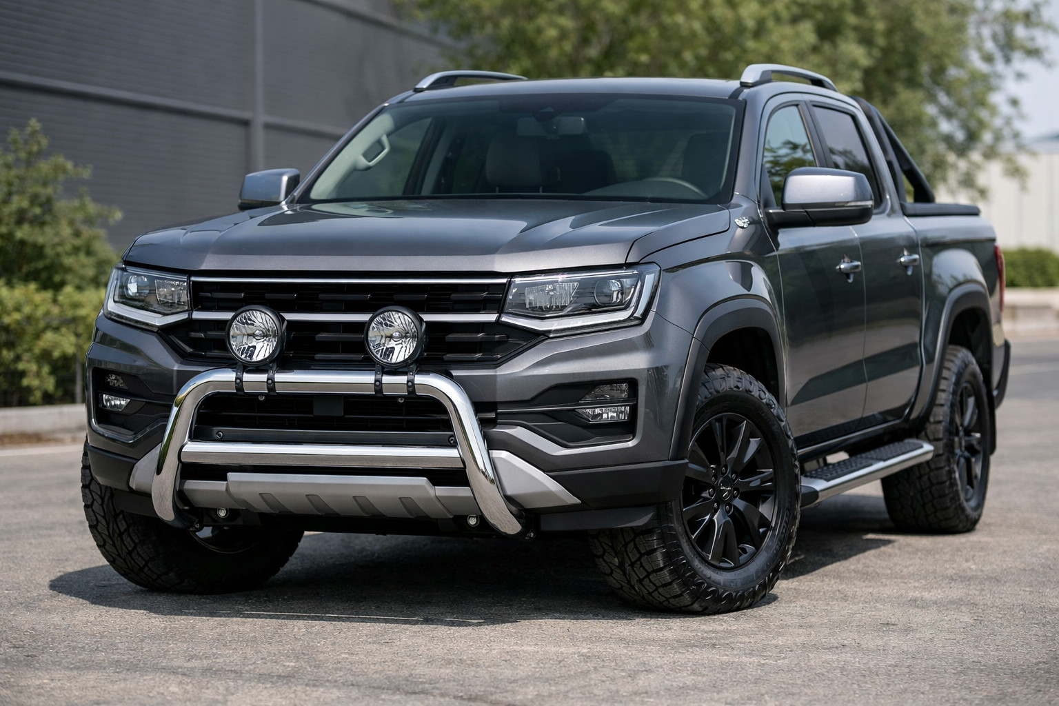 Priekšējā aizsardzība, bullbar vai bodykit Volkswagen Amarok: ar ko sākt uzlabojumus