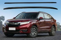 Honda UR-V 2016– Melni OEM jumta reliņi (alumīnijs) foto 1