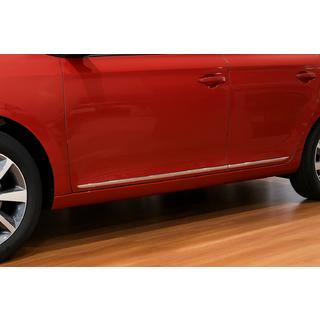 Durvju moldingu komplekts (4 gab., nerūsējošais tērauds) Hyundai I-20 2014–2020 foto 1
