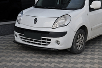 Renault Kangoo 2008–2020 Priekšējais aizsargstienis ST008 Black (nerūsējošais tērauds) foto 1