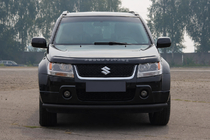 Suzuki Grand Vitara 2005–2017 Priekšējais aizsargstienis ST008 Black (nerūsējošais tērauds) foto 2