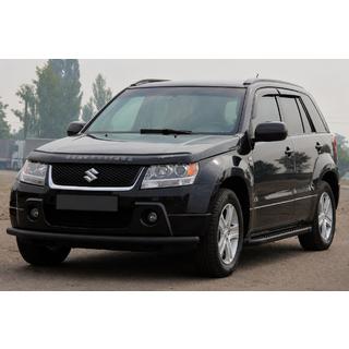 Priekšējais aizsargstienis ST008 Black (nerūsējošais tērauds) Suzuki Grand Vitara 2005–2017 foto 1