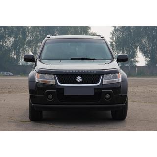 Priekšējais aizsargstienis ST008 Black (nerūsējošais tērauds) Suzuki Grand Vitara 2005–2017 foto 2