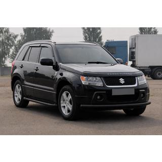 Priekšējais aizsargstienis ST008 Black (nerūsējošais tērauds) Suzuki Grand Vitara 2005–2017 foto 3