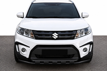 Suzuki Vitara 2015– Priekšējais aizsargstienis ST015 Black (nerūsējošais tērauds) foto 1