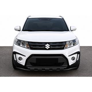Priekšējais aizsargstienis ST015 Black (nerūsējošais tērauds) Suzuki Vitara 2015–