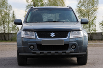 Suzuki Grand Vitara 2005–2017 Priekšējais aizsargstienis ST015 Black (nerūsējošais tērauds) foto 1