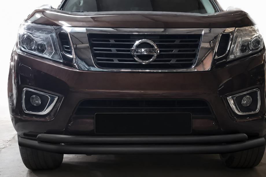 Nissan Navara/NP300 2016– Priekšējais aizsargstienis ST017 Black (nerūsējošais tērauds) Image