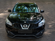 Nissan Qashqai 2007–2010 Priekšējais aizsargstienis Black (nerūsējošais tērauds) foto 1