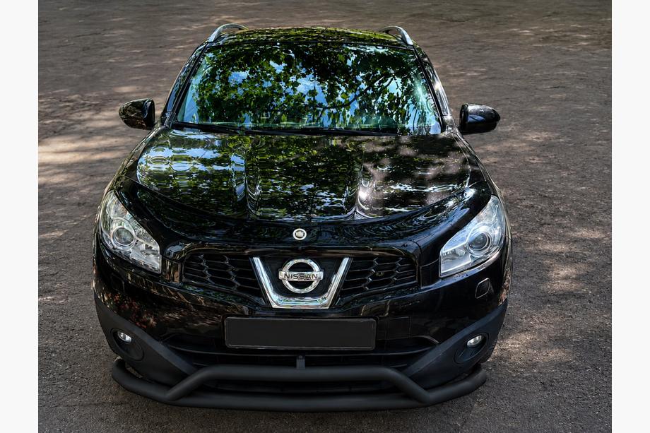 Nissan Qashqai 2010–2014 Priekšējais aizsargstienis Black (nerūsējošais tērauds) Image