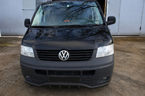 Volkswagen T5 Multivan 2003–2010 Priekšējais aizsargstienis Wave-Grill ST007-1 Black (nerūsējošais tērauds) foto 2
