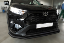 Toyota Rav 4 2019–2025 Priekšējā aizsargstienis F3-10 Black (nerūsējošais tērauds) foto 1