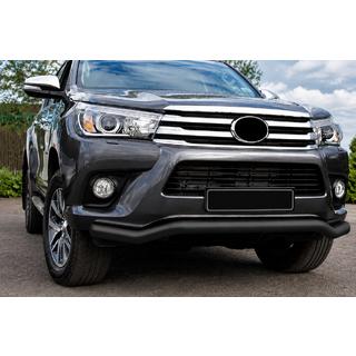 Priekšējā aizsargstanga ST007 Black (nerūsējošais tērauds)