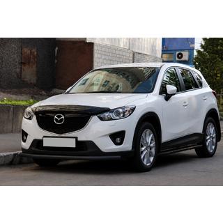 Priekšējais aizsargstienis ST008 Black (nerūsējošais tērauds) Mazda CX-5 2012–2017 foto 2
