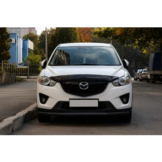 Priekšējais aizsargstienis ST008 Black (nerūsējošais tērauds) Mazda CX-5 2012–2017 foto 1