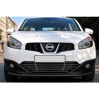 Priekšējais aizsargstienis ST008 Black (2014-2017, nerūsējošais tērauds) Nissan Qashqai 2014–2021