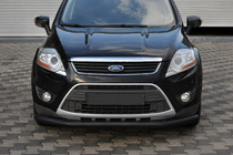 Ford Kuga 2008–2013 Priekšējais aizsargstienis ST008 Black (nerūsējošais tērauds) foto 1