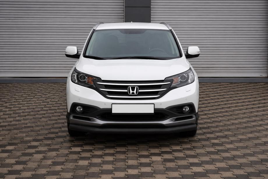 Honda CRV 2012–2016 Priekšējais aizsargstienis ST008 Black (nerūsējošais tērauds) Foto 2