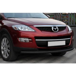 Priekšējais aizsargstienis ST008 Black (nerūsējošais tērauds) Mazda CX-7 2006–2012 foto 1