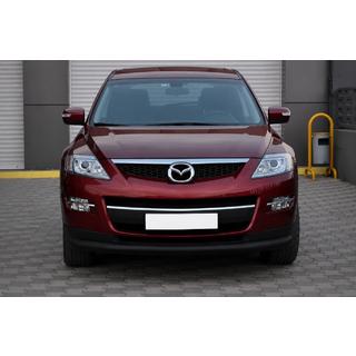 Priekšējais aizsargstienis ST008 Black (nerūsējošais tērauds) Mazda CX-7 2006–2012 foto 2