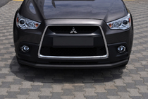 Mitsubishi ASX 2010–2023 Priekšējais aizsargstienis ST008 Black (nerūsējošais tērauds) foto 1