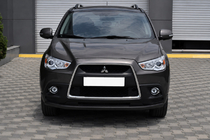 Mitsubishi ASX 2010–2023 Priekšējais aizsargstienis ST008 Black (nerūsējošais tērauds) foto 3